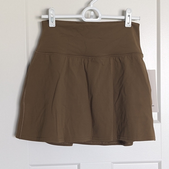 Lululemon NWT Align High Rise Skirt - Allspice Brown sz 8 - Picture 2 of 6